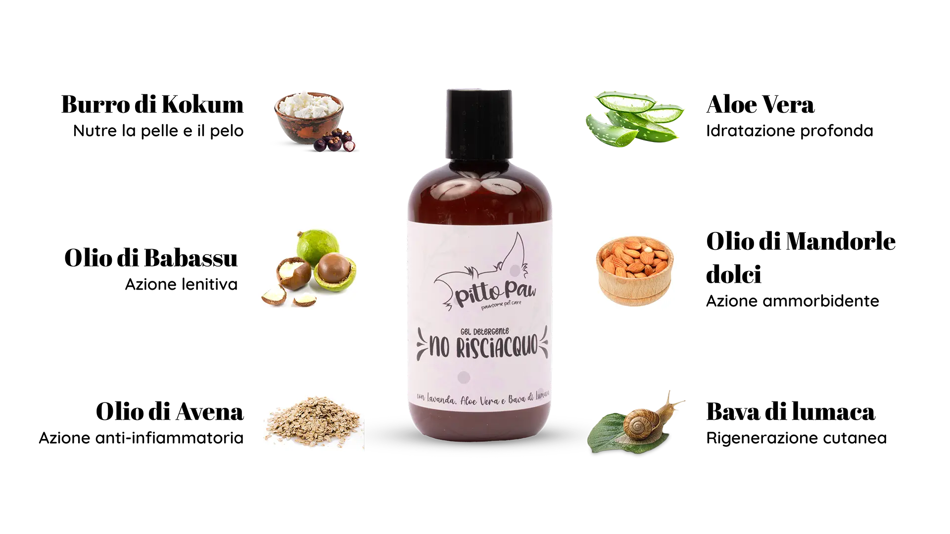 Gel detergente corpo - No risciacquo